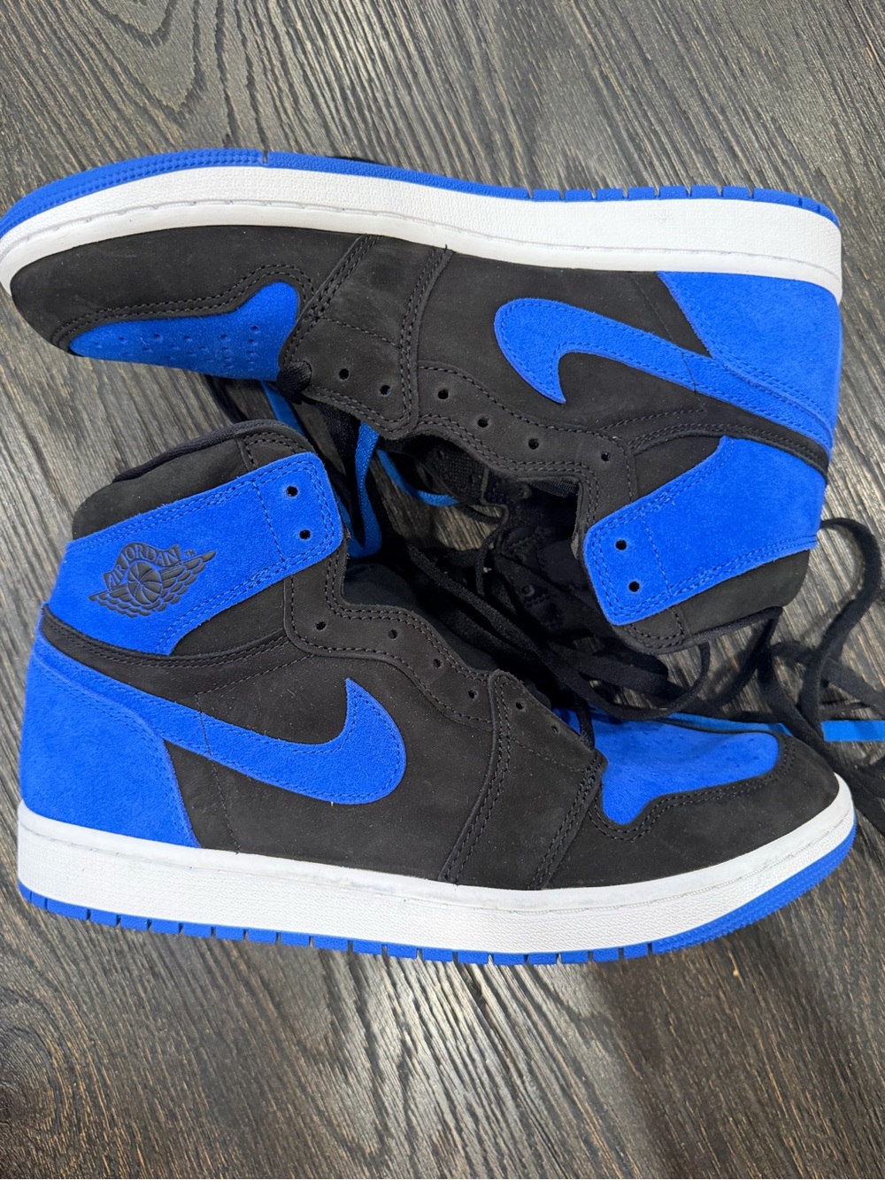**Nike Air Jordan 1 Retro High OG Royal Reimagined White Men's size 9.5